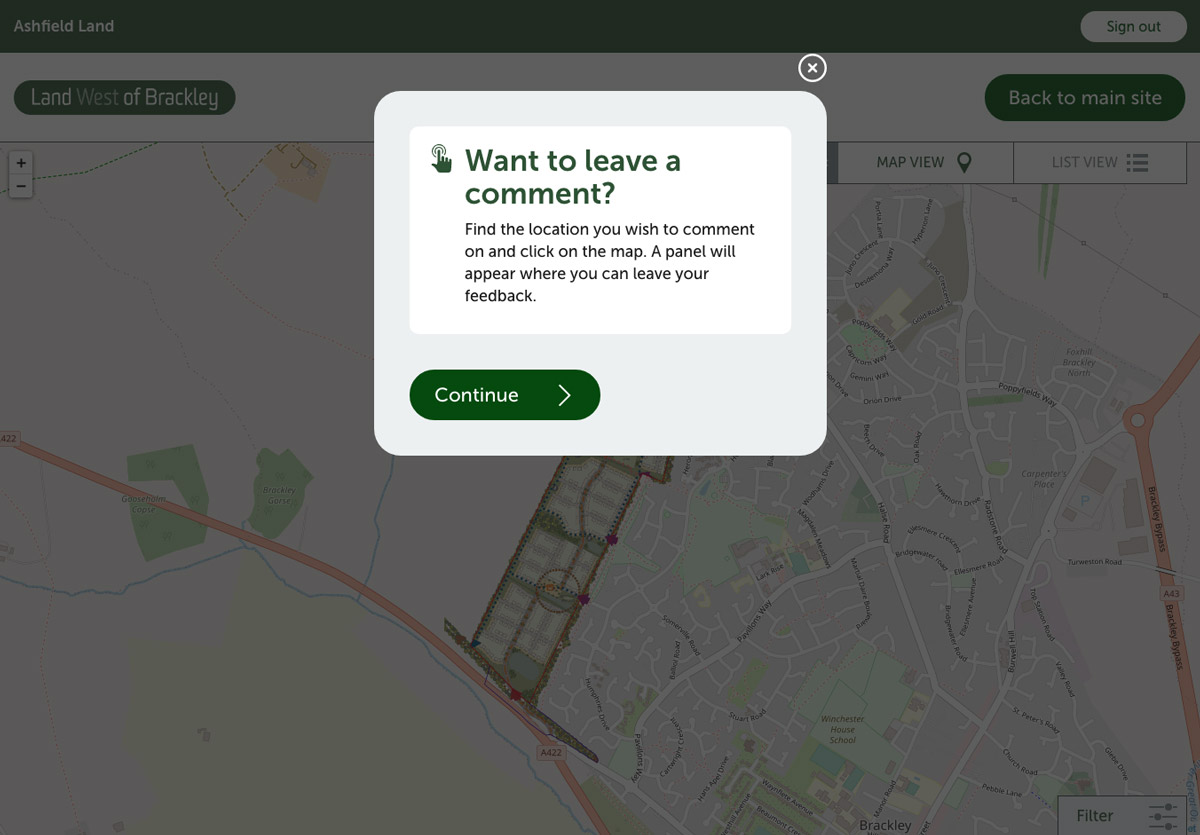 Leave feedback
