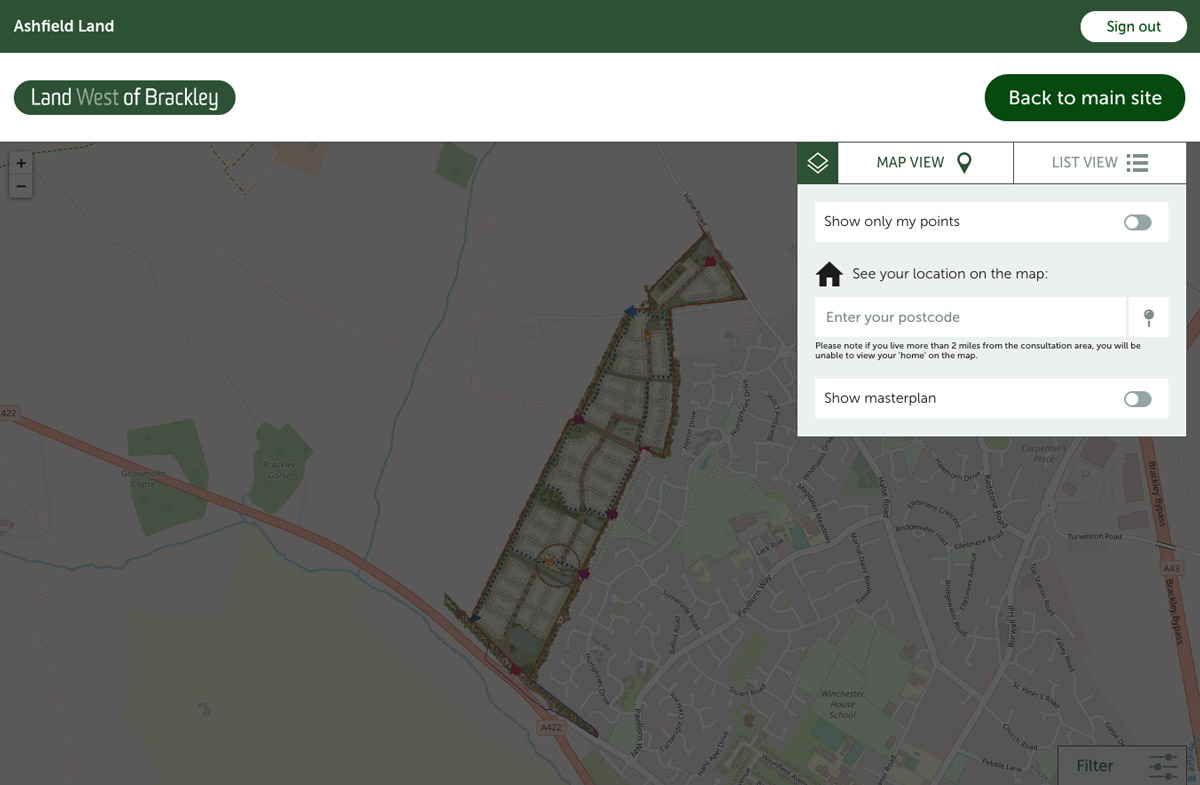 Map controller