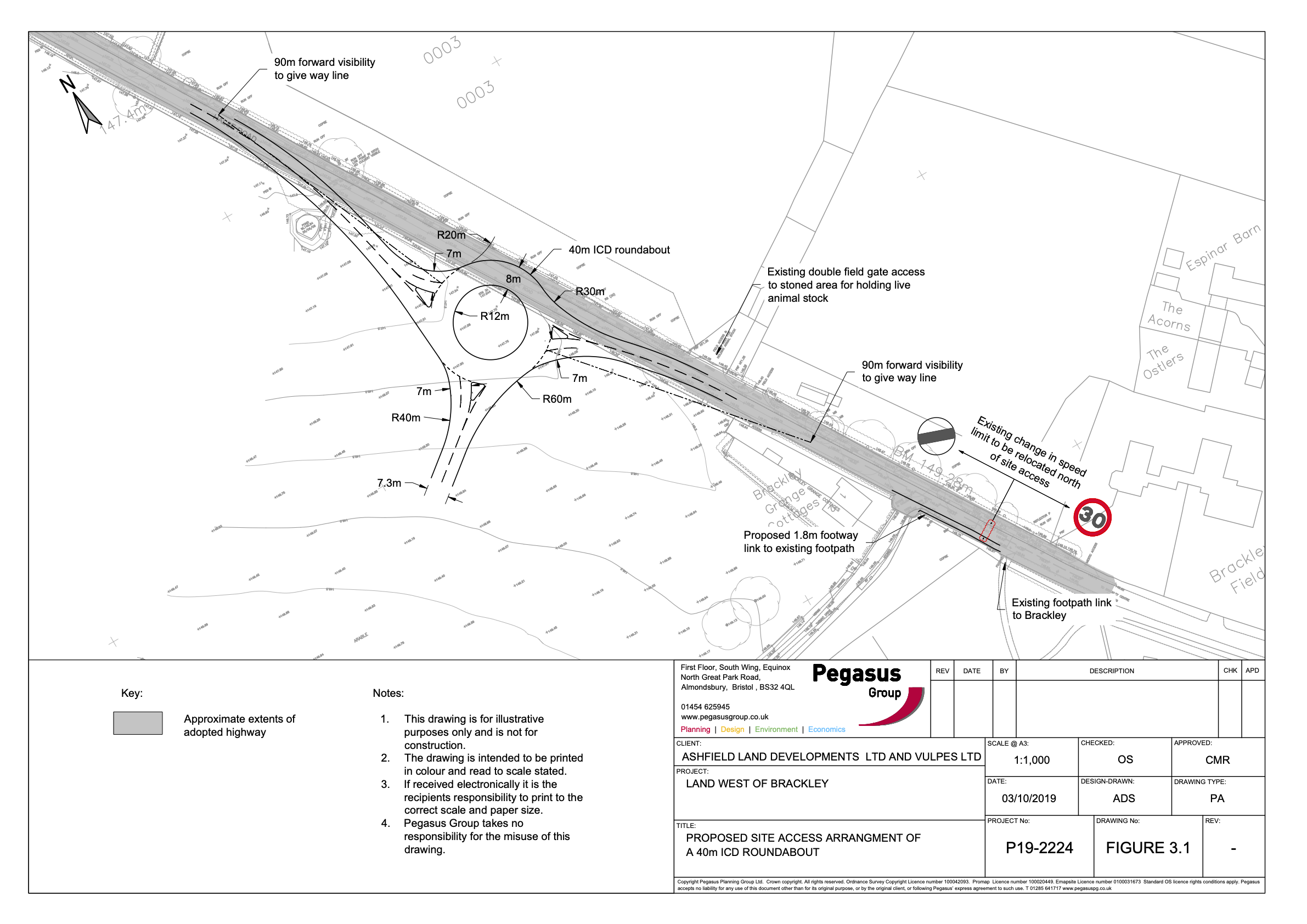 Proposed north access